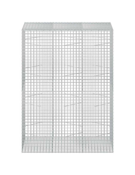 Gabione con filo da 5 mm e rete da 5x5 cm 150x100x200 cm