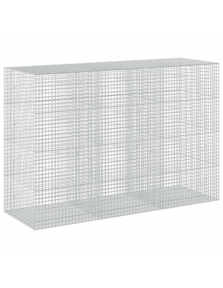 Gabione con filo da 5 mm e rete da 5x5 cm 300x100x200 cm
