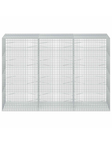 Gabione con filo da 5 mm e rete da 5x5 cm 300x100x200 cm