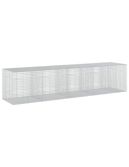 Gabione con filo da 5 mm e rete da 5x5 cm 450x100x100 cm