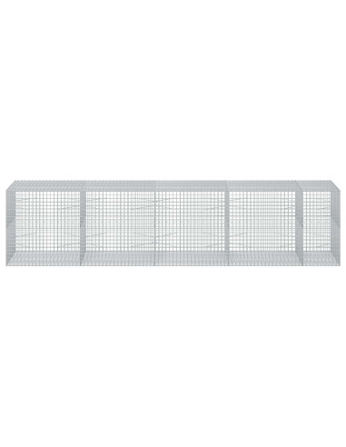 Gabione con filo da 5 mm e rete da 5x5 cm 450x100x100 cm