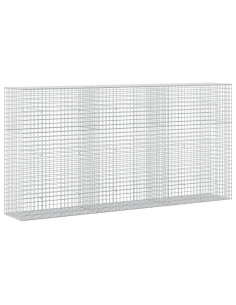 Gabione con filo da 5 mm e rete da 5x5 cm 300x50x150 cm 2