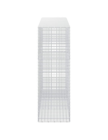 Gabione con filo da 5 mm e rete da 5x5 cm 300x50x150 cm