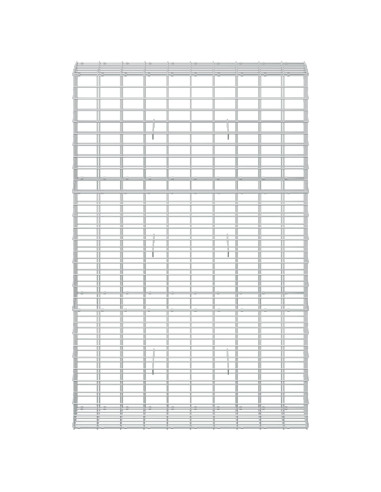 Gabione con Filo da 3,5 mm e Rete da 5x10 cm 100x30x150 cm