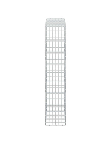 Gabione con Filo da 3,5 mm e Rete da 5x10 cm 150x30x150 cm