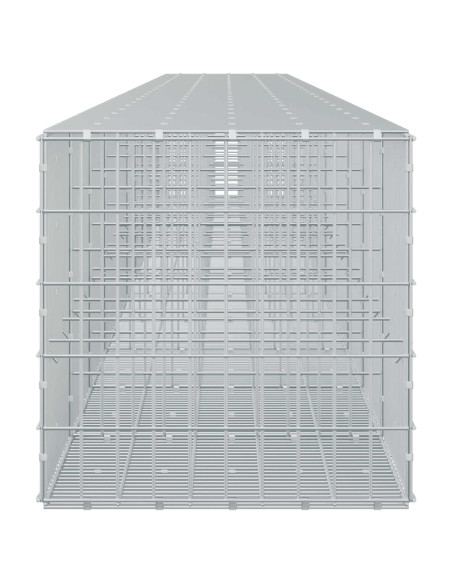 Gabione con Filo da 3,5 mm e Rete da 5x10 cm 1200x50x50 cm