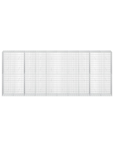 Gabione con Filo da 3,5 mm e Rete da 5x10 cm 500x50x200 cm