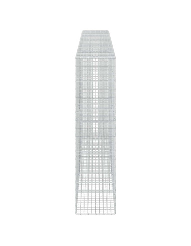 Gabione con Filo da 3,5 mm e Rete da 5x10 cm 500x50x200 cm