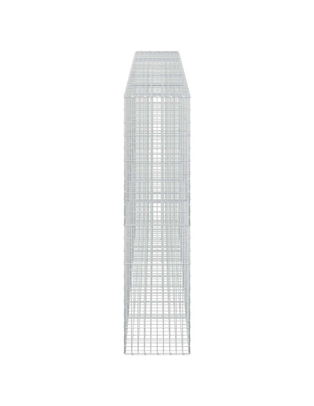 Gabione con Filo da 3,5 mm e Rete da 5x10 cm 500x50x200 cm