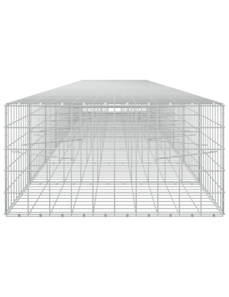 Gabione con Filo da 3,5 mm e Rete da 10x10 cm 850x100x50 cm