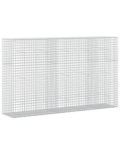 Gabione con filo da 5 mm e rete da 5x5 cm 250x50x150 cm 2