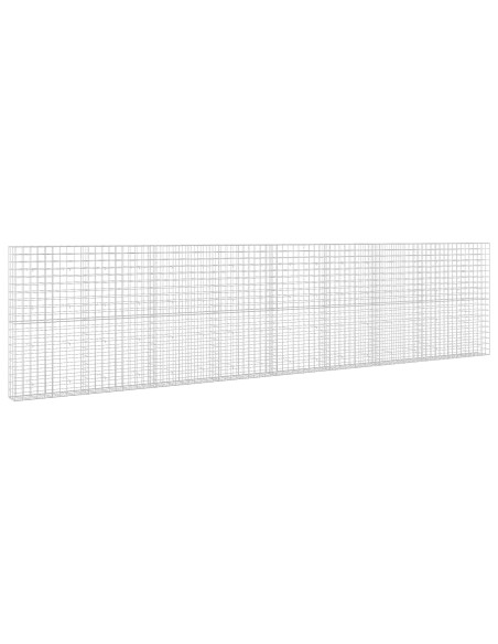 Gabione con filo da 5 mm e rete 10x10 cm 850x30x200 cm