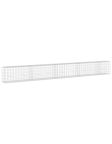 Gabione con Filo da 3,5 mm e Rete da 10x10 cm 450x30x50 cm