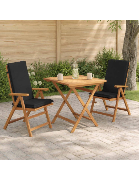 Cuscini Bhair Alto Schienale in 2 Pezzi GEMERT 2 pcs Nero