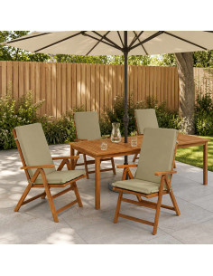 Cuscini Bhair Alto Schienale in 4 Pezzi GEMERT 4 pcs