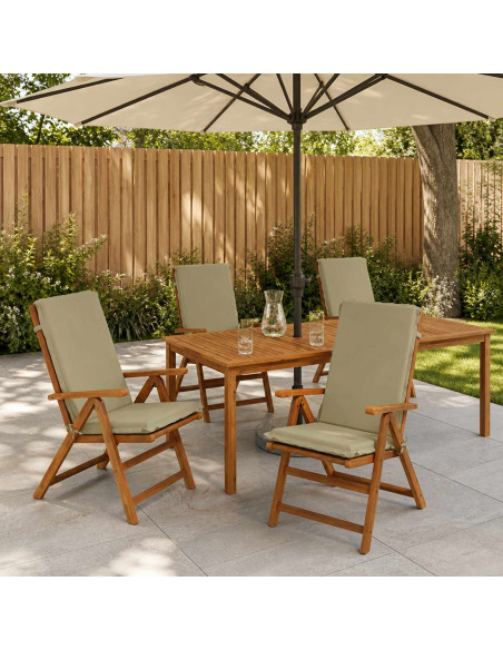 Cuscini Bhair Alto Schienale in 4 Pezzi GEMERT 4 pcs