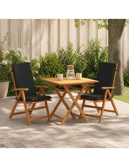 Cuscini Bhair Alto Schienale in 2 Pezzi GEMERT 2 pcs Nero