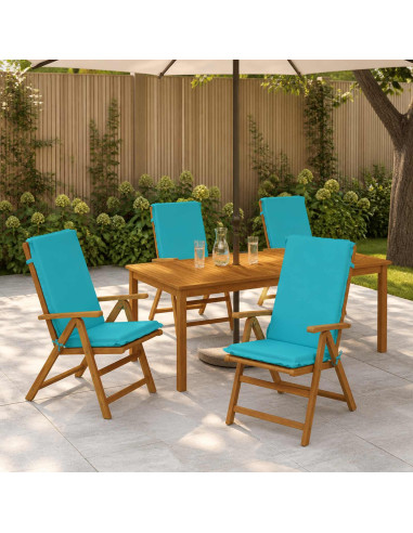 Cuscini Bhair Alto Schienale in 4 Pezzi GEMERT 4 pcs Turchese