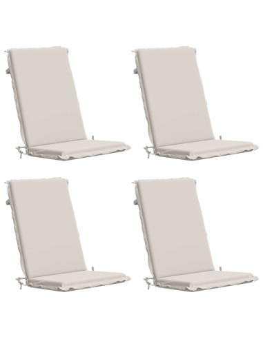 Cuscini Bhair Alto Schienale in 4 Pezzi GEMERT 4 pcs Bianco