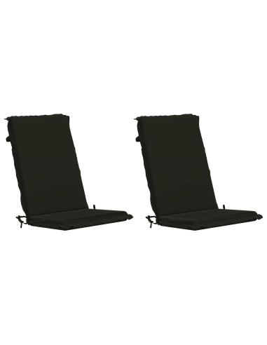 Cuscini Bhair Alto Schienale in 2 Pezzi GEMERT 2 pcs Nero
