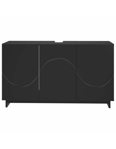Mobile da bagno Nero 101 x 41 x 58 cm Legno multistrato