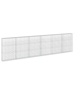 Gabione con Filo da 5 mm e Rete da 5x10 cm 600x30x150 cm 2