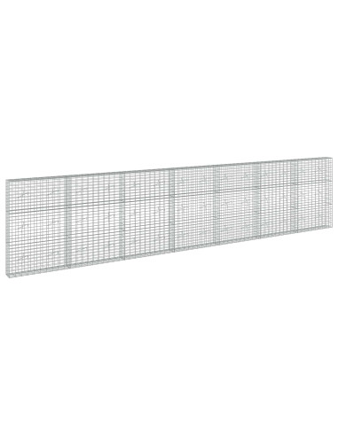 Gabione con Filo da 5 mm e Rete da 5x10 cm 700x20x150 cm