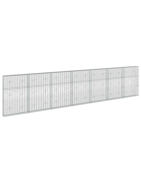 Gabione con Filo da 5 mm e Rete da 5x10 cm 700x20x150 cm