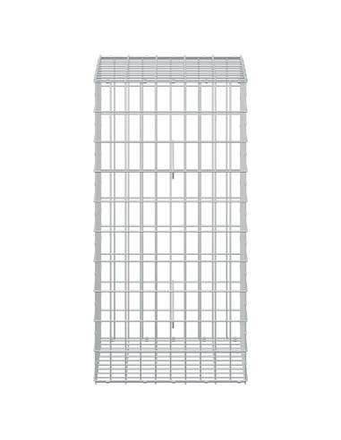 Gabione con Filo da 5 mm e Rete da 5x10 cm 50x50x100 cm