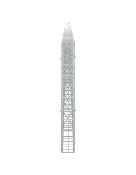 Gabione con Filo da 5 mm e Rete da 5x10 cm 1150x10x100 cm