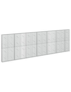 Gabione con Filo da 5 mm e Rete da 5x10 cm 650x20x200 cm 2
