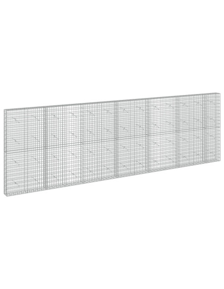 Gabione con Filo da 5 mm e Rete da 5x10 cm 650x20x200 cm