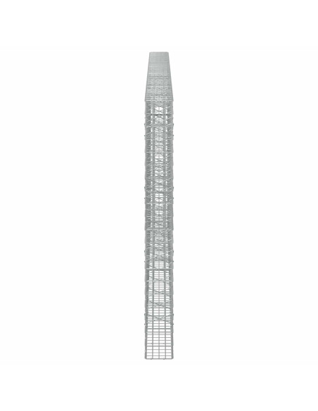 Gabione con Filo da 5 mm e Rete da 5x10 cm 650x20x200 cm