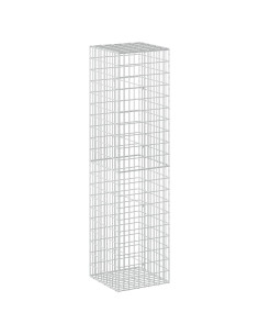 Gabione con Filo da 5 mm e Rete da 5x10 cm 50x50x200 cm 2