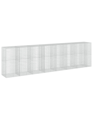 Gabione con Filo da 5 mm e Rete da 5x10 cm 750x100x200 cm