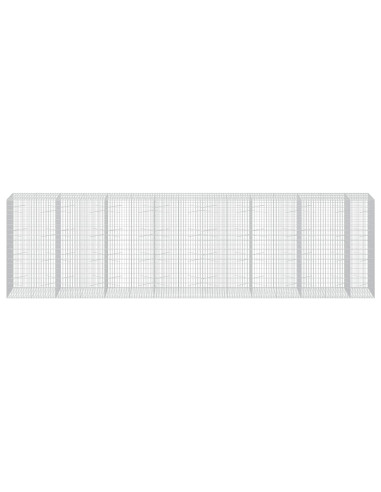 Gabione con Filo da 5 mm e Rete da 5x10 cm 750x100x200 cm
