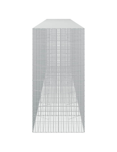 Gabione con Filo da 5 mm e Rete da 5x10 cm 750x100x200 cm