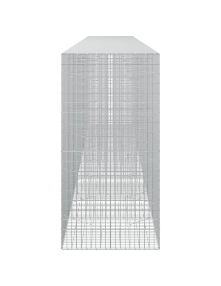 Gabione con Filo da 5 mm e Rete da 5x10 cm 750x100x200 cm