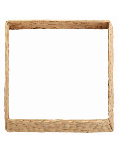 Collare per Albero di Natale Quadrato Marrone 60 x 60 x 28 cm
