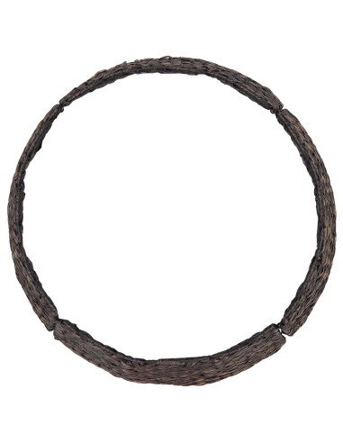 Collare per Albero di Natale Rotondo Nero Ø 45 x 22 cm