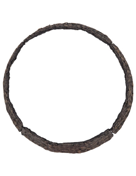 Collare per Albero di Natale Rotondo Nero Ø 45 x 22 cm