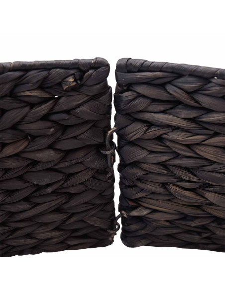 Collare per Albero di Natale Rotondo Nero Ø 45 x 22 cm