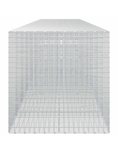 Gabione con filo da 5 mm e rete da 5x5 cm 950x100x100 cm