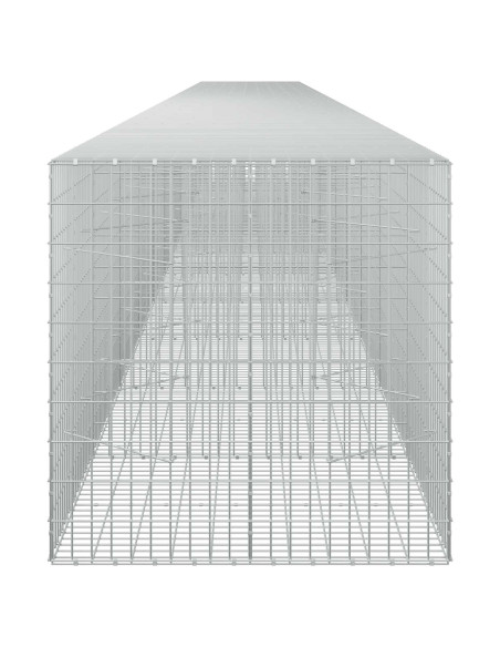 Gabione con Filo da 5 mm e Rete da 5x10 cm 1150x100x100 cm