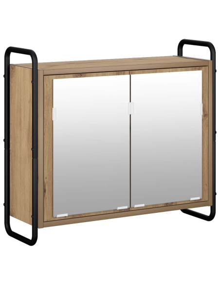 Set di Armadi da Bagno 4 pz Rovere Artigianale 40 x 36 x 181 cm