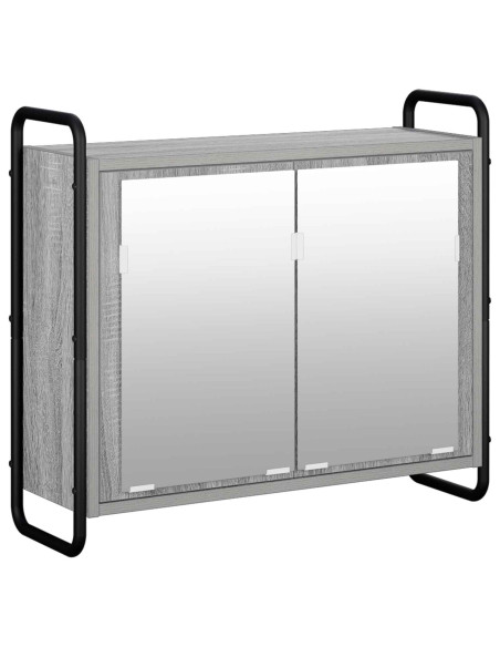 Set di Armadi da Bagno 4 pz Sonoma grigio 40 x 36 x 181 cm