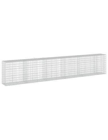 Gabione con Filo da 3,5 mm e Rete da 5x10 cm 550x50x100 cm
