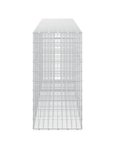 Gabione con Filo da 3,5 mm e Rete da 5x10 cm 550x50x100 cm