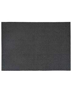 Tappeto ORIZ Motivo a rete nero 300 x 400 cm 100% Poliestere 2