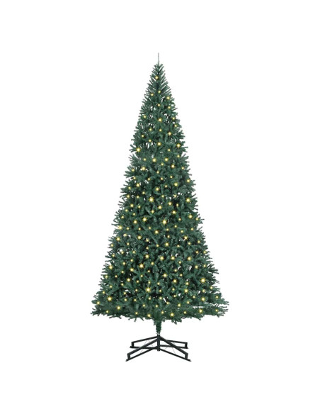 Albero di Natale artificiale preilluminato Verde 500 cm PVC
